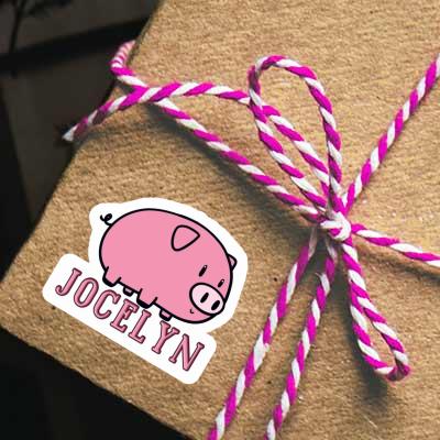 Autocollant Cochon Jocelyn Laptop Autocollant Cochon Jocelyn Laptop Image