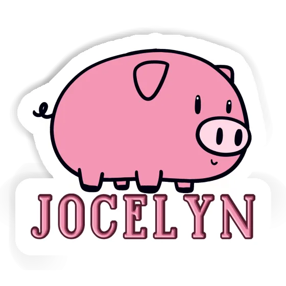 Autocollant Cochon Jocelyn Autocollant Cochon Jocelyn Image