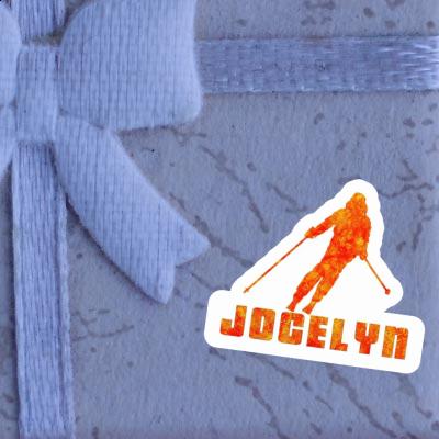 Jocelyn Sticker Skifahrerin Laptop Jocelyn Sticker Skifahrerin Laptop Image