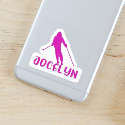 Sticker Skier Jocelyn Laptop Sticker Skier Jocelyn Laptop Image