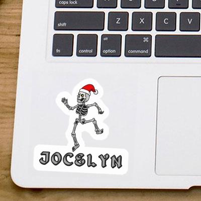 Aufkleber Jocelyn Weihnachts-Skelett Notebook Aufkleber Jocelyn Weihnachts-Skelett Notebook Image