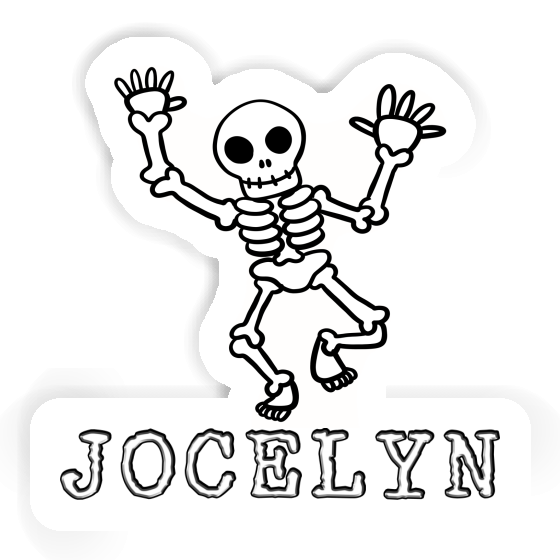 Jocelyn Autocollant Squelette Jocelyn Autocollant Squelette Image