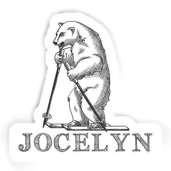 Jocelyn Autocollant Skieur Notebook Jocelyn Autocollant Skieur Notebook Image