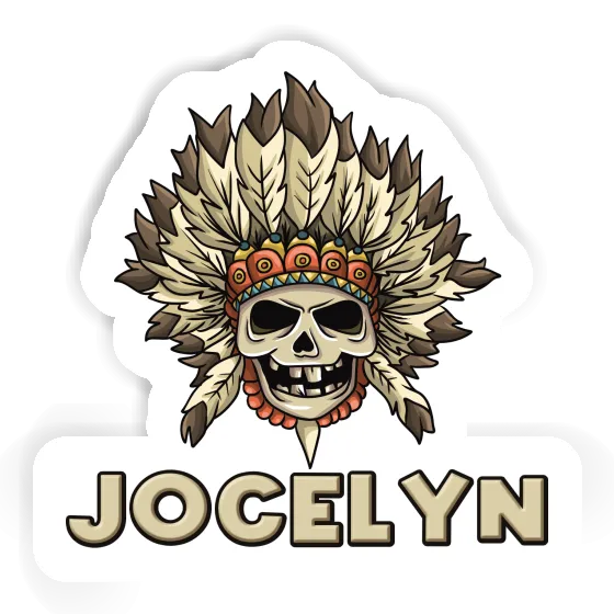 Jocelyn Sticker Skull Notebook Image