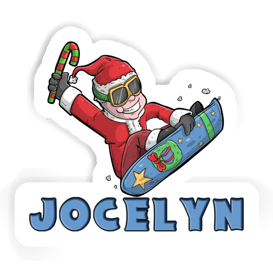 Jocelyn Autocollant Snowboardeur Jocelyn Autocollant Snowboardeur Image