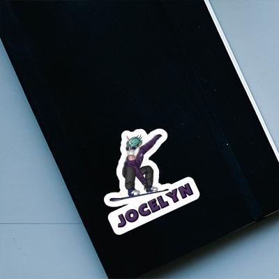 Aufkleber Boarderin Jocelyn Notebook Aufkleber Boarderin Jocelyn Notebook Image