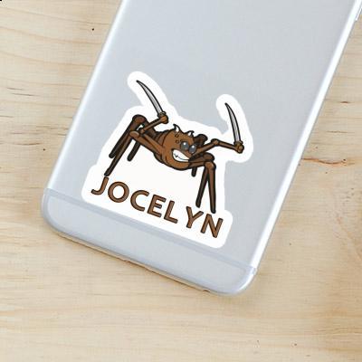 Fighting Spider Sticker Jocelyn Laptop Image