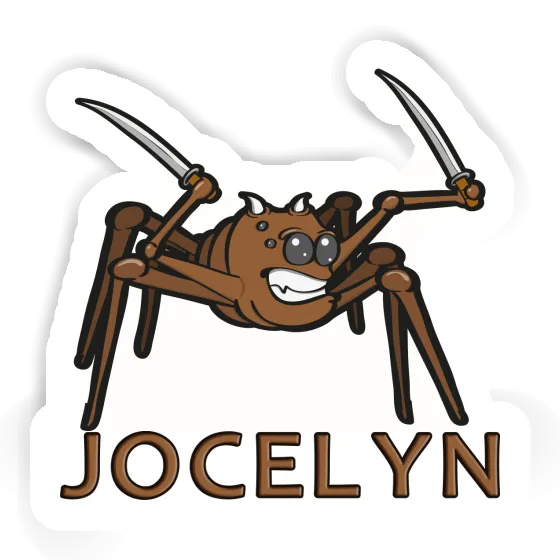 Sticker Spinne Jocelyn Laptop Image