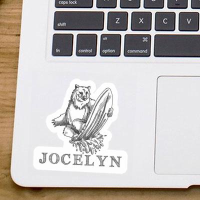 Sticker Surfer Jocelyn Laptop Image