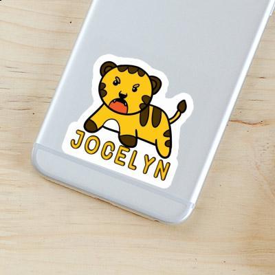 Baby Tiger Sticker Jocelyn Laptop Image