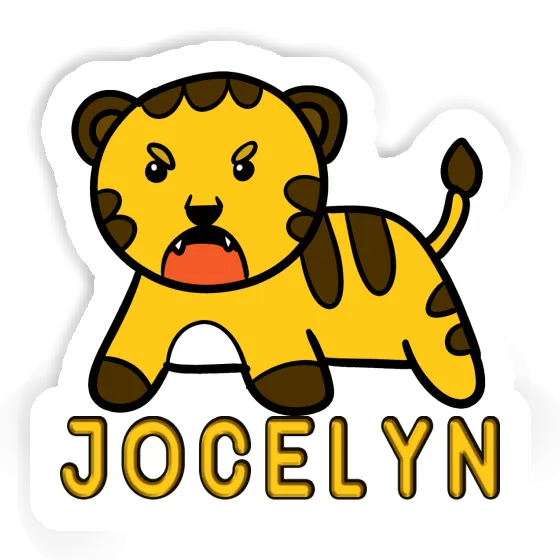 Baby Tiger Sticker Jocelyn Notebook Image