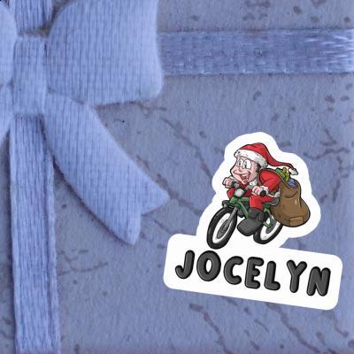 Jocelyn Sticker Cyclist Image