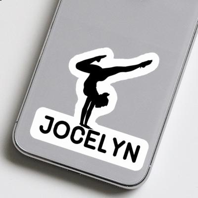 Sticker Jocelyn Yoga Woman Notebook Image