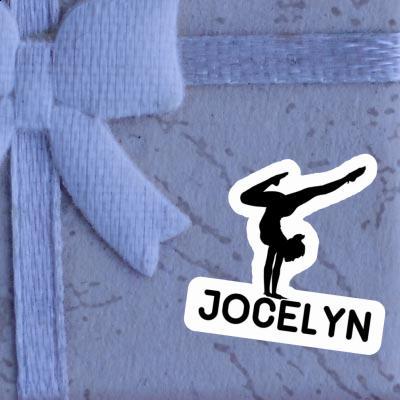 Sticker Jocelyn Yoga Woman Image