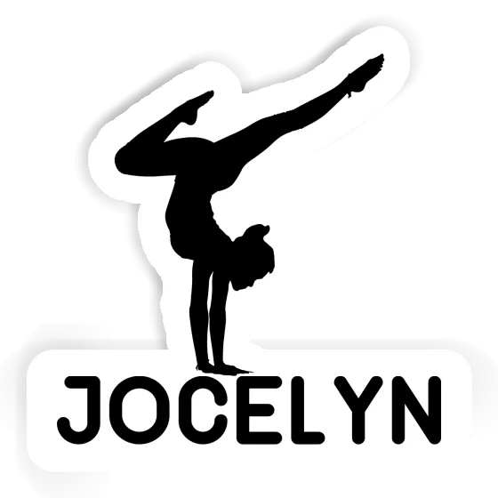 Sticker Jocelyn Yoga Woman Gift package Image