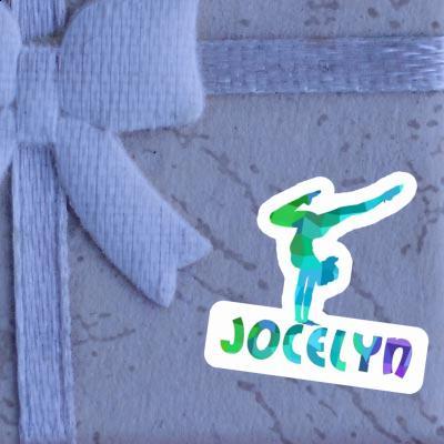 Autocollant Jocelyn Femme de yoga Notebook Image