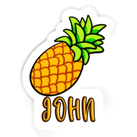 Ananas Autocollant John Image
