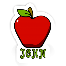 Autocollant Pomme John Image