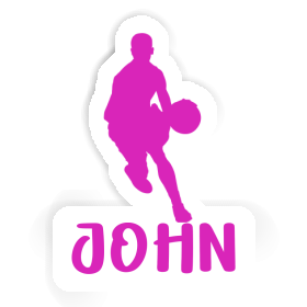 Autocollant John Joueur de basket-ball Image