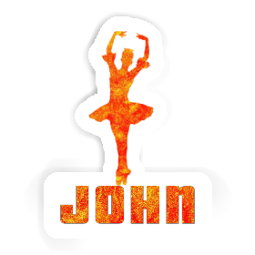 Ballerina Aufkleber John Image