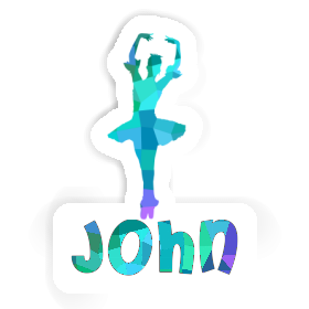 Ballerina Aufkleber John Image
