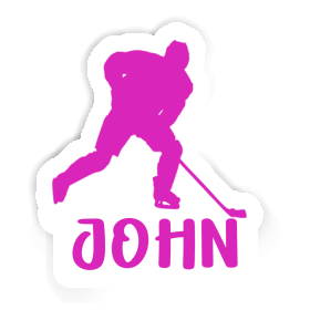 John Sticker Eishockeyspielerin Image