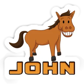 John Sticker Pferd Image