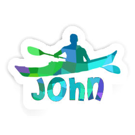 Sticker John Kajakfahrer Image