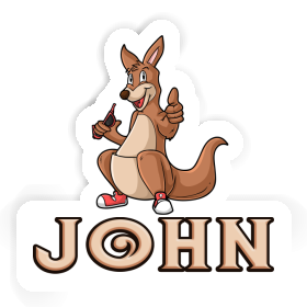 John Autocollant Kangourou Image