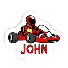 John Autocollant Kart Image