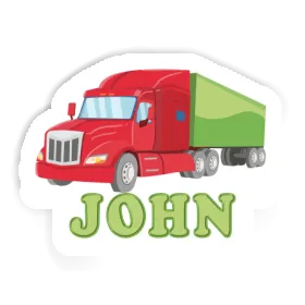 John Sticker Truck Image