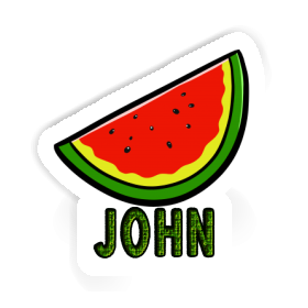 John Autocollant Pastèque Image
