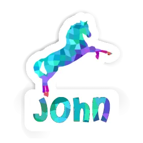 Aufkleber John Pferd Image