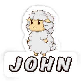 Mouton Autocollant John Image