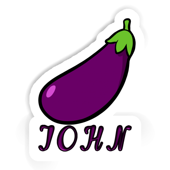 John Autocollant Aubergine Notebook John Autocollant Aubergine Gift package Image