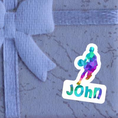 Aufkleber John Basketballspieler Notebook Aufkleber John Basketballspieler Gift package Image