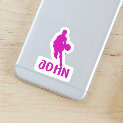 Basketballspieler Aufkleber John Notebook Basketballspieler Aufkleber John Notebook Image