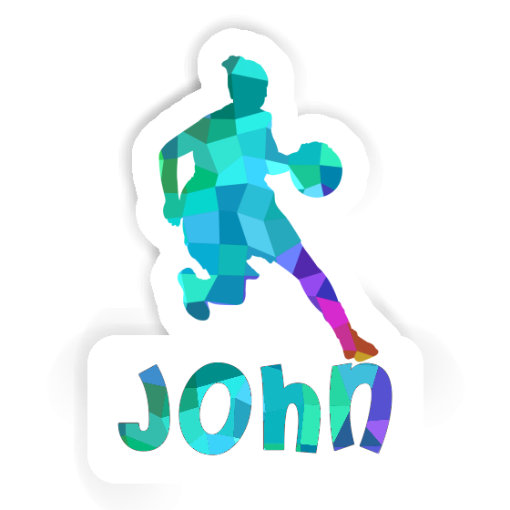 Sticker Basketballspielerin John Laptop Sticker Basketballspielerin John Laptop Image