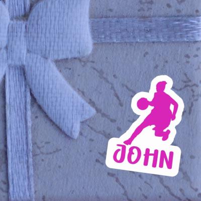Joueuse de basket-ball Autocollant John Notebook Joueuse de basket-ball Autocollant John Gift package Image
