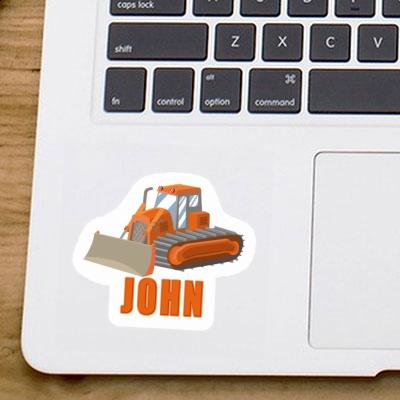 John Sticker Excavator Laptop John Sticker Excavator Laptop Image