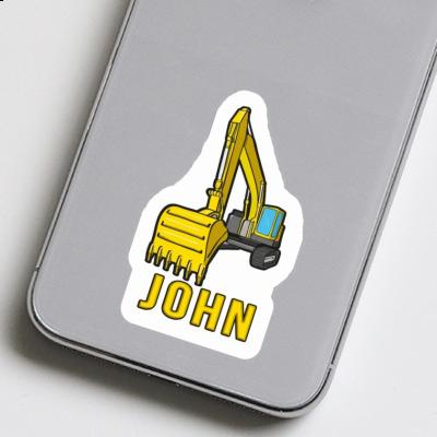 Autocollant Pelleteuse John Gift package Image