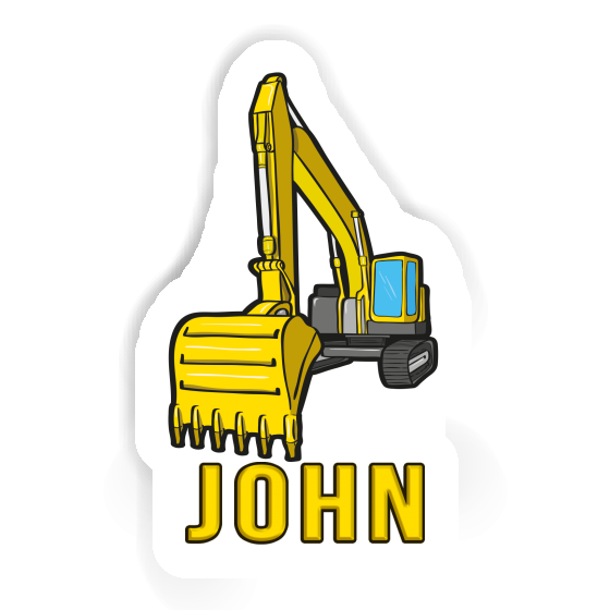 Autocollant Pelleteuse John Notebook Autocollant Pelleteuse John Gift package Image