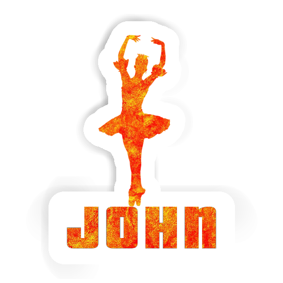 Ballerina Aufkleber John Notebook Ballerina Aufkleber John Gift package Image