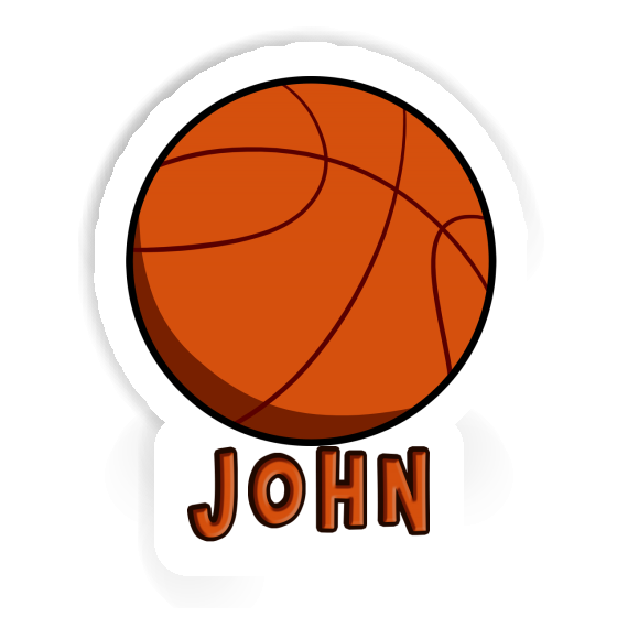 John Aufkleber Basketball Notebook John Aufkleber Basketball Notebook Image