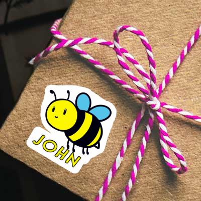 Abeille Autocollant John Notebook Image