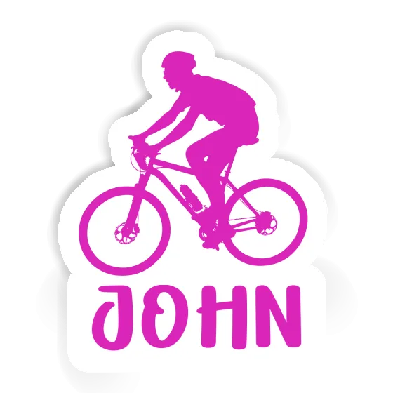 Autocollant Vététiste John Autocollant Vététiste John Image
