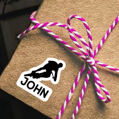 Autocollant Vététiste John Image