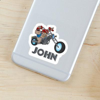 Autocollant Motard John Autocollant Motard John Image