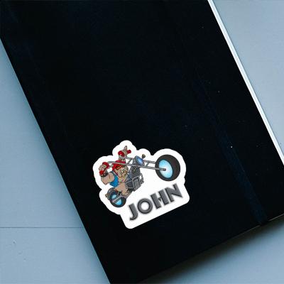 Autocollant Motard John Notebook Autocollant Motard John Gift package Image