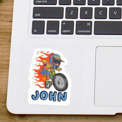 John Autocollant Vététiste de freeride Notebook John Autocollant Vététiste de freeride Gift package Image